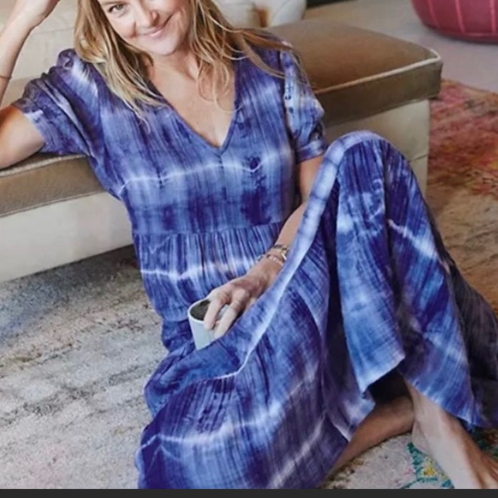 Madewell X Warm Tie Dye Midi Dress